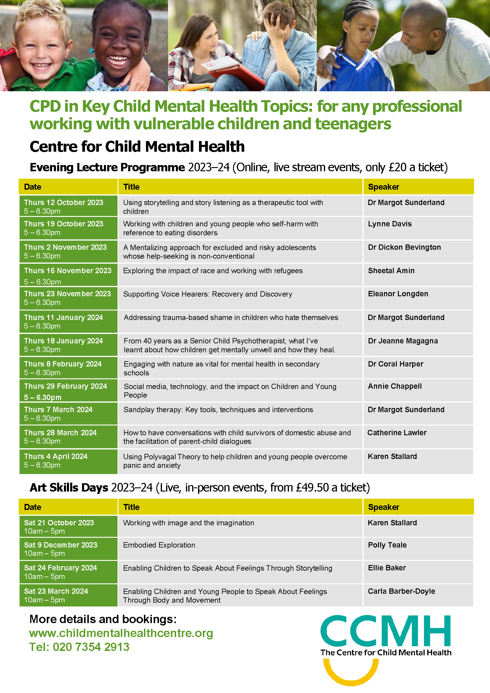 Centre for Child Mental Health Programme
